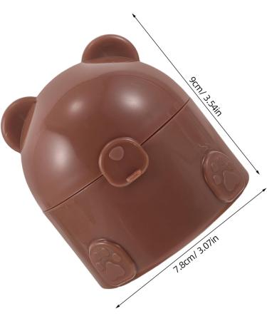 Vaguelly Houppette et r cipient : tui de voyage pour poudre pour femmes et b b s support portable et mignon pour la maison et les voyages Coffee - Buy Online on GoSupps.com