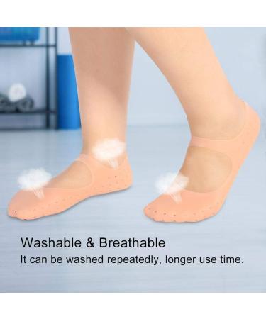 Silicone Gel Moisturizing Socks for Foot Care | Anti-Riss Protection for Plantar Fasciitis & Heel Spurs - Lindle M-Skin - Buy Online on GoSupps.com