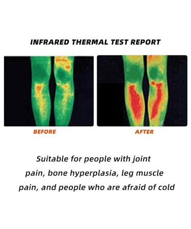 Buy Heated Knee Brace Wrap with Massage | Adjustable Self-Heating Tourmaline Knee Pad for Pain Relief | International Shipping - Buy Online on GoSupps.com