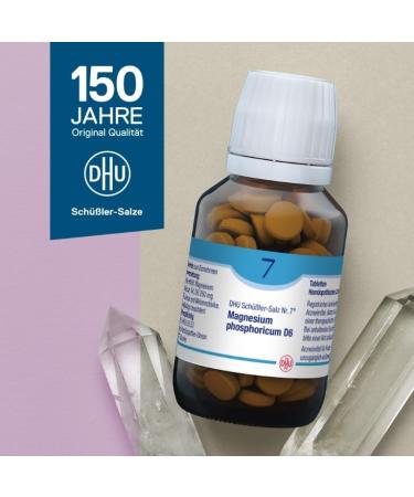 Buy DHU Sch ßler-Salt No. 7 Magnesium Phosphoricum D6 - Muscle & Nerve Support - 200 Eco-Friendly Tablets in Pharmaceutical Glass - Buy Online on GoSupps.com