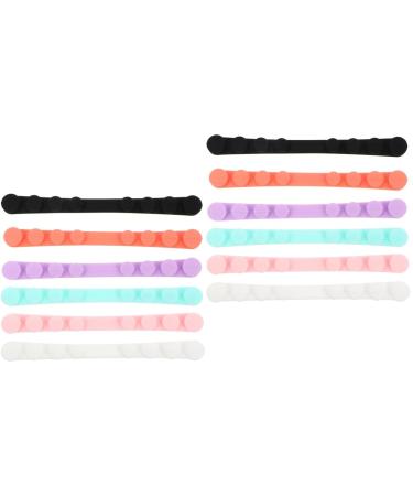 Minkissy 12 Stk Mask Anti-Le-ear hanging mask Extender Ear Hook Face-covering earb Cordel buckle for face cover Face mask for children mask earcap tab Regulator