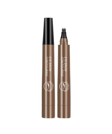 Generisch Eyebrow Pen for Microblading Eyebrow Pencil Eyebrow Pencil Waterproof Eyebrow Pen with 4 Eyebrow Fork Tips Liquid Eyebrow Pen Long Lasting