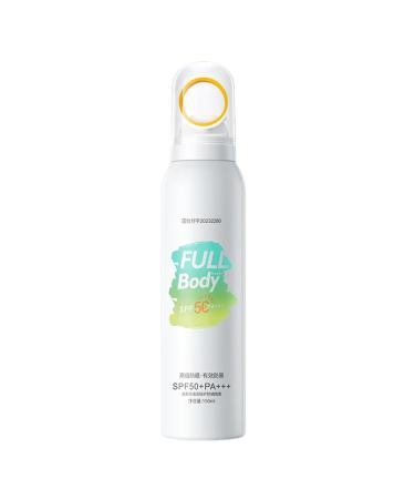 Sunscreen Spray SPF 50 Hydrating Sun Protection Facial Sunscreen 50ml Sport Sunscreen Suntan Lotion Sunblock Spray | Portable Sun Protection Non-Greasy Sunblock Cream For Women Men