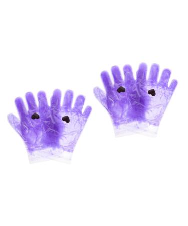 FRCOLOR 2 Pairs Hand Wax Set Foot Wax Set Wax Bag Paraffin Wax Cover Nourishing Cover Wax Warmer Cover Clear Gloves Paraffin Bags Grooming Glove Paraffin Wax Film Simple Parcel Whitening