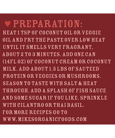 Organic Vegan Dairy-Free Sugar-Free Keto-Friendly Thai Curry Paste Variety Pack | 6 x 2.8 oz Pouches - Buy Online on GoSupps.com