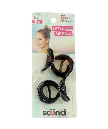 Scunci Fish Claw Clips 2 ct Multi-Colored - 1 Pack | Stylish Hair Accessories - Buy Online on GoSupps.com