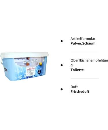 AQUA CLEAN PUR WC Power Powder 5kg - Limescale Dissolver & Ceramic Brightener for Effective Toilet Cleaning - International Shipping Available - Buy Online on GoSupps.com
