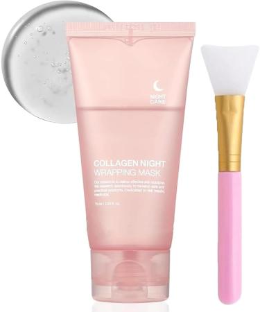 Collagen Night Wrapping Mask Collagen Overnight Wrapping Peel Off Facial Mask Collagen Wrapping Mask Bio Collagen Face Mask Overnight Collagen Peel Off Mask (1) - Buy Online on GoSupps.com