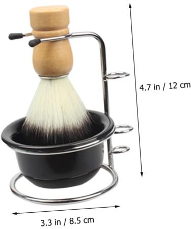 Frcolor Metal Razor Brush & Bowl Holder Set - 5pcs Stainless Steel Storage for Body Care & Hairdresser | International Shipping - Buy Online on GoSupps.com