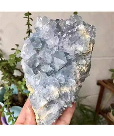 1pc Large Size Natural Raw Blue Celestite Geode Rough Quartz Cluster 1500g-1800g for Decoration - Buy Online on GoSupps.com