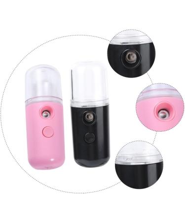 VINTORKY 2pcs Spray Hydrating Apparatus Mist Sprayer Bottle Face Cleaner Handheld Sprayer Black Plastic - Buy Online on GoSupps.com