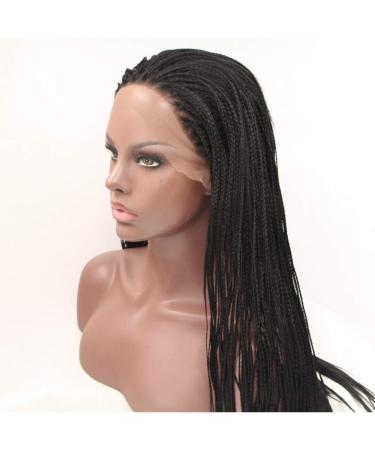 SHIYID Color Synthetic Braided Lace Front Wigs for Women - Heat Resistant 18 inch Premium Braid Wig - Buy Online on GoSupps.com
