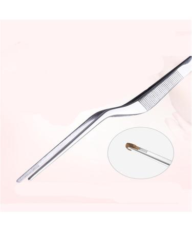 Silver Stainless Steel Curved Ear Cleaning Clamp | Earwax Remover & Multi-Tool for Ear Care - Buy Online on GoSupps.com