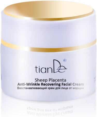 TianDe Anti-Wrinkle Recovering Facial Cream-50g | Regenerating Care | Hydrating Moisturiser | Fine Lines | Collagen | Placenta | Propolis - Buy Online on GoSupps.com