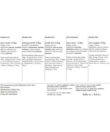 ZIG - Fruits & Nuts - Student Mix 300g (10 bags of 30g) 100% recyclable packaging - Buy Online on GoSupps.com