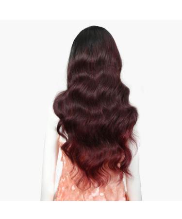 SHIYID Long Wavy Blonde Lace Front Wig - Red Synthetic Hair for African American Women | Shop Now - Buy Online on GoSupps.com