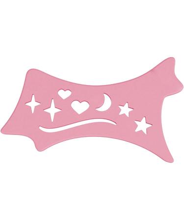 Eyeshadow and Eyeliners Stencils Pad Flexible Soft Eyeliners Tool - Precision Beveled Design Eye Liners Reusable Cleaning Cloths for Women Pink - Buy Online on GoSupps.com
