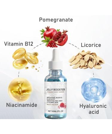 Jelly Booster Pigment Treatment Body Serum Dark Spot Correcting Glow serum with Pomegranate Eextract Anti-Hyperpigmentation Serum for Face Fast Absorbing Non-Greasy Daily Skincare for All Skin Types - Buy Online on GoSupps.com