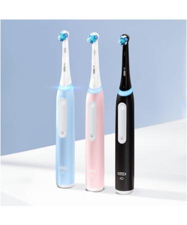 Oral-B iO3 Electric Toothbrush: Christmas Gifts for Him/Her - 4 Brush Heads, 3 Modes, Teeth Whitening - Blue + Refills (2 Pin UK Plug) - Buy Online on GoSupps.com