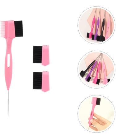 PATKAW 1 Set Double-headed Eyebrow Comb Brush Portable Eyebrow Comb Women Hair Edge Brush with Head Replacement - Buy Online on GoSupps.com