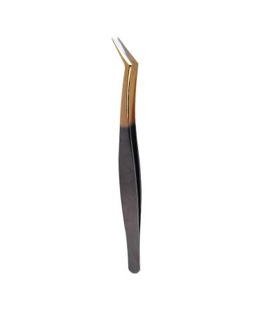 Buy Curved Stainless Steel Eyelash Extension Tweezers | Professional Lace & Eyebrow Tweezers for Salons & Home Use | International Shipping - Buy Online on GoSupps.com