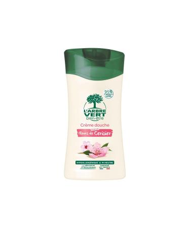 L'Arbre Vert Bien- tre Cr me Douche Parfum fleurs de Cerisier - Hypoallerg nique et pH Neutre - 95% d'ingr dients d'origine naturelle - 250mL Fleur de cerisier 250 ml (Lot de 1)