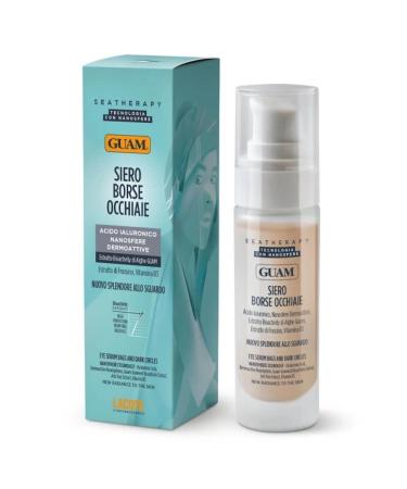GUAM Seatherapy Anti-Aging Eye Serum - Reduce Eye Wrinkles Puffiness Under-eye Bags and Dark Circles with Natural Seaweed & Marine Extracts