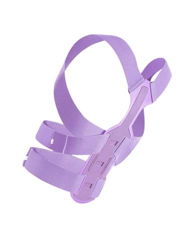 MILISTEN Retainer Holder Braces Posture Corrector Adjustable Back Brace Posture Brace Provides Lumbar Back Support Shoulder Posture Device for Women Purple 42x48cm