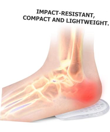 NOLITOY Silicone Heel Pads for Women - 4 Pairs Self-Adhesive Gel Inserts for Comfort in Heels & Boots - Clear Cushion & Grip for Dressy Shoes - Buy Online on GoSupps.com