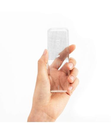 TOOLA Hypoallergenic Glass Foot Rasp File and Callus Remover (2 Pack) - Gentle Pedicure Tools for Dry/Wet Feet - Irritation-Free Foot Scrubber - Buy Online on GoSupps.com