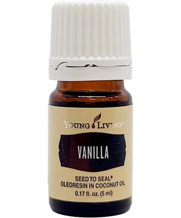 Young Living Vanilla Essential Oil 5ml | Warm Soothing Aroma | Aromatic Diffuser & Topical Use | Natural Sweet Scent with Fractioned Coconut Oil - Buy Online on GoSupps.com