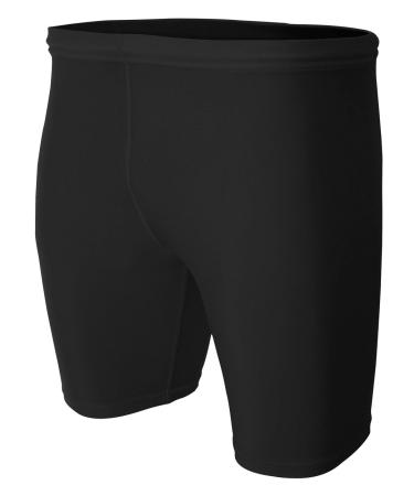 A4 Men's N5259 N5259-scr Compression Shorts Men N5259 XL Black