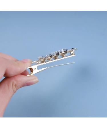 Inilbran Boho Crystal Hair Clip Gold Rhinestone Wedding Hair Clips Barrettes Vintage Crystal Hairpin Barrette Shiny CZ Hair Pins Hair Clip Decorative Headpiece Crystal Wedding - Buy Online on GoSupps.com