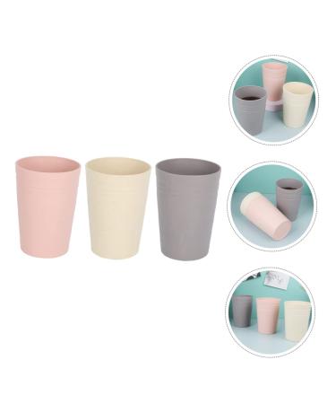 FRCOLOR 12 Pcs Bathroom Mugs - Eco-Friendly Wheat Straw Toothbrush Holders & Tumblers for Kids Camping & Makeup - Portable Organizer - Buy Online on GoSupps.com