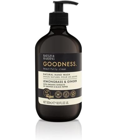 Baylis & Harding Goodness Lemongrass & Ginger Hand Wash 500 ml (Pack of 3) - Vegan Friendly 500 ml (Pack of 3) Lemongrass & Ginger - Buy Online on GoSupps.com