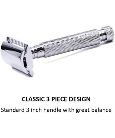 Parker Safety Razor 97R - Premium 120g Razor for a Close Comfortable Shave | Buy Internationally - Buy Online on GoSupps.com