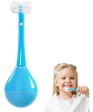 Toddler Toothbrush | Soft Childrens Toothbrushes for Todders - 3-Sided Toothbrush with Extra Soft Silicone Head Non-invertible Design for Babies from 2-12 Years Dobooo - Buy Online on GoSupps.com