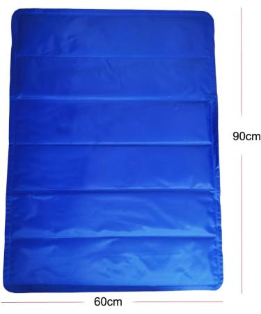 Self-Cooling Gel Pad Mat - XL 60x90cm for Sleep Fever Relief & Pain - Natural Cooling Pillow for Yoga & Relaxation - Buy Online on GoSupps.com