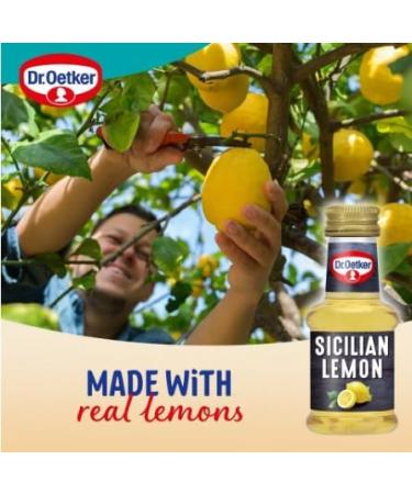 Dr.Oetker Sicilian Lemon Natural Extract( 35Ml X 2)_Natural Lemon Extract_Suitable for vegans_Made from real lemons. - Buy Online on GoSupps.com