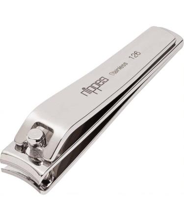 Nippes Professional Nickel Plated Fingernail Clipper - for Finger  Toenail  Cosmetics - Quality Handmade in Solingen Germany - Professional Grade - Ergonomic Hand Grip - Sharp and Safe Design