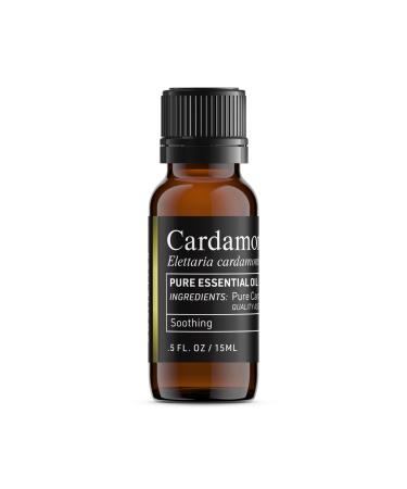 100% Pure Essential Oil - Batch Tested & Third Party Verified - Premium Quality You Can Trust (0.5 Fl Oz) (Cardamom)
