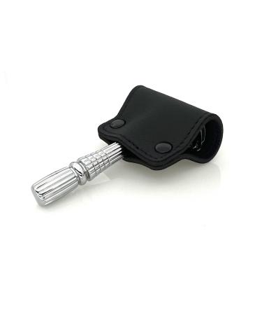 Mainland design razor plane protection - protective cover for wet razors and razor blades - blade protection made of high -quality synthetic leather - gifts for men black and black - Buy Online on GoSupps.com