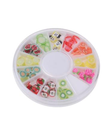 Beavorty 12 fruit decor manicure tool nail drill disc