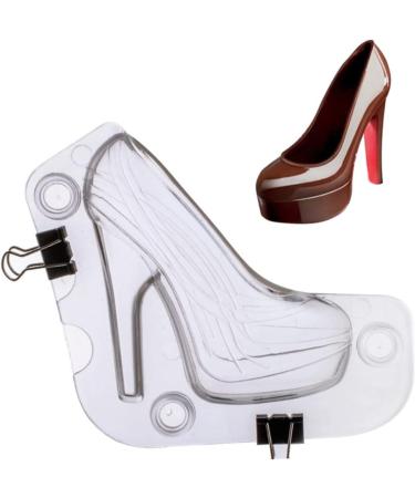 PRETYZOOM Chocolate Mold Shoe Fondant Mold 3D Shoes Cake Mold for Chocolate 3D High Heel Meaningful Gift Sugarcraft Mold Soap Making Decor Reusable Mold Muffin Cartoon Plastic Miss - Buy Online on GoSupps.com