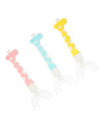 FOMIYES 9 STK children's toothbrush silicone brush for children soft toothbrush cartoon children toothbrush full mouth toothbrush for children manual silicone in food quality detergent baby