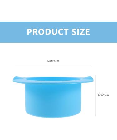 PopetPop Non-Stick Wax Melting Bowls - Set of 2 | Silicone Inner Pot for Hair Removal Wax Warmer | 12x12cm Waxing Heater Liner - Blue - Buy Online on GoSupps.com
