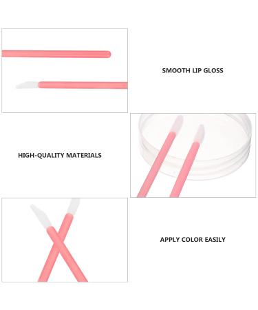 100pcs Pink Bucket Lip Brush Set - Makeup Tool for Lipstick & Lip Gloss Application | Beauty Supplies & Accessories - Buy Online on GoSupps.com