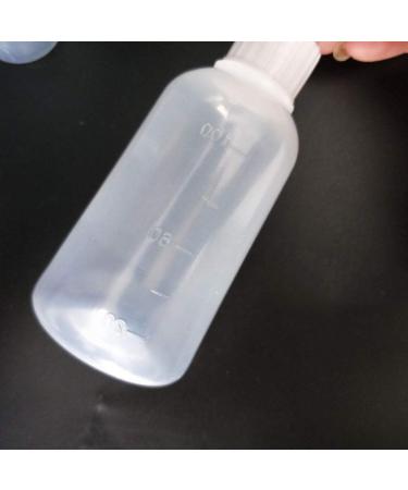 U-K 100ML Industrial Glue Gel Oil Reusable Plastic Squeeze Bottle Liquid Dispensing Dropper Bottles with Scale for Crafts Art Glue Multi Purpose as shown - Buy Online on GoSupps.com