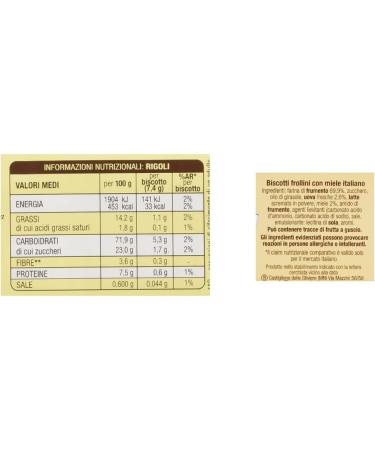 Rigoli with Miele Millefiori Italian White Mill Lot of 400 g - Buy Online on GoSupps.com