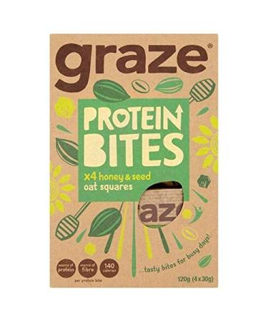 6X Graze Honey & Oat Protein Bites 4 x 30g
